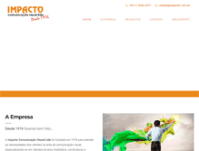 Tablet Screenshot of impacto1.com.br